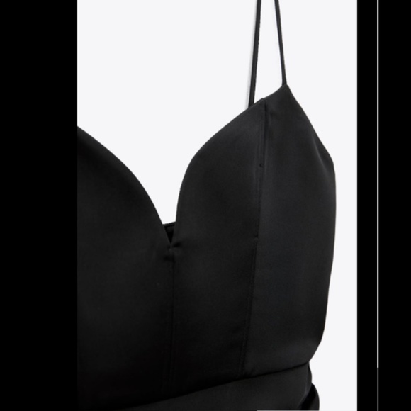 🖤 SATIN EFFECT MIDI DRESS - Picture 8 of 9